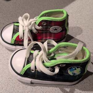 Converse Chuck Taylor All Star World Peace Pack Plaid High Top Sneakers